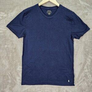 Polo Ralph Lauren T-Shirt Single Stitch Men's Size M Blue Short Sleeve Pony Logo